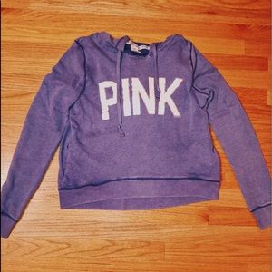 Purple Victoria Secret Pink Hoodie